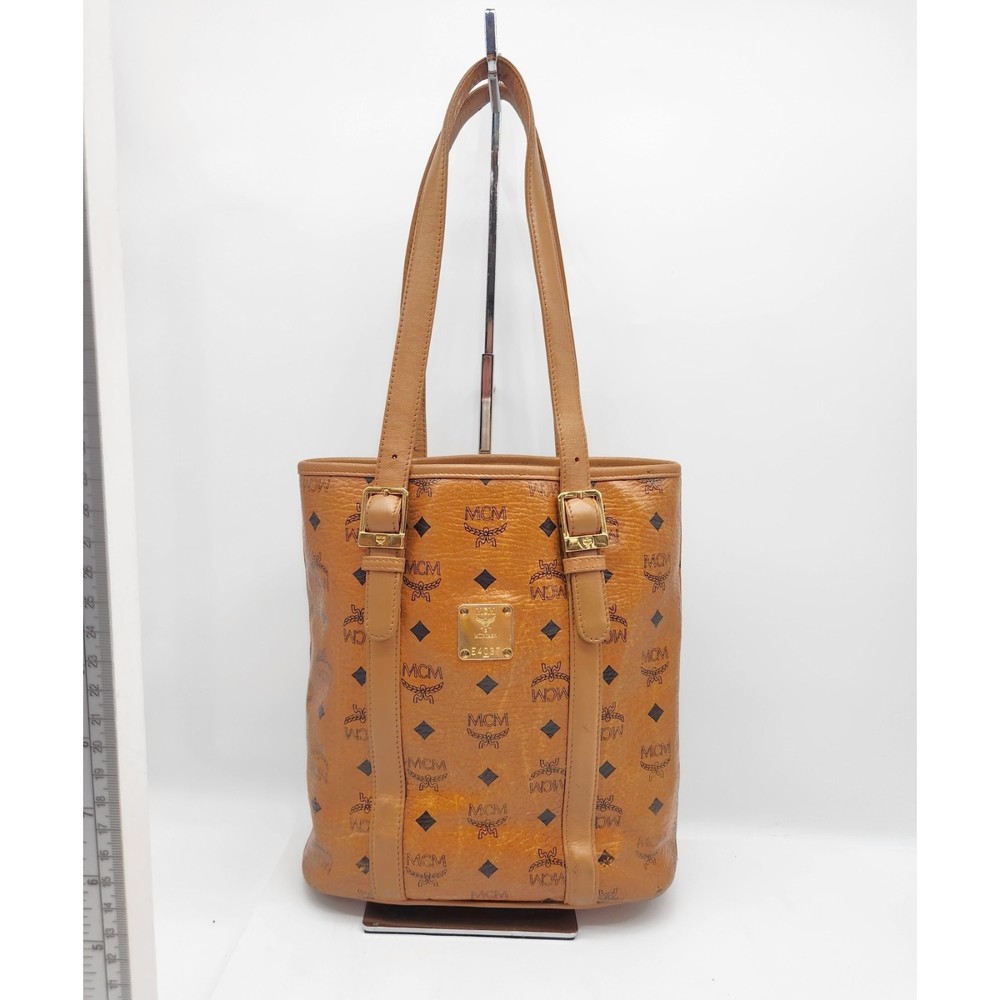 MCM Bucket Tote Cognac Bag 369MCMXHB